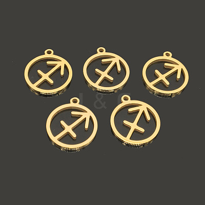 PVD Vacuum Plating 304 Stainless Steel Pendants STAS-TAC0002-32H-1