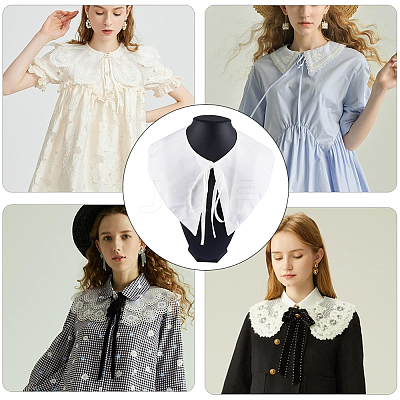 1Pc Polyester Computerized Embroidery Collar DIY-GF0007-72-1