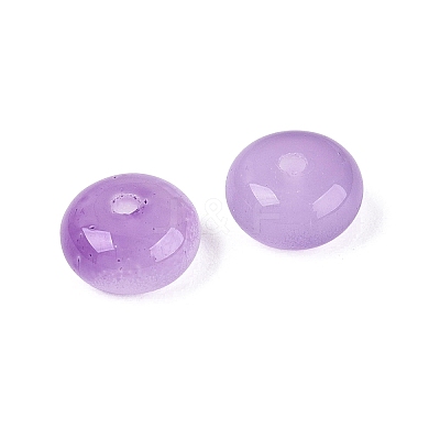Baking Paint Imitation Jade Glass Beads GL-N006-01B-01-1