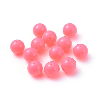 Fluorescence Chunky Acrylic Beads MACR-R517-20mm-04-1