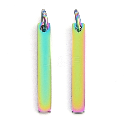 Ion Plating(IP) 304 Stainless Steel Pendants STAS-I311-14D-RC-1