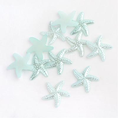ABS Plastic Imitation Pearl Cabochons OACR-S006-Z12-1