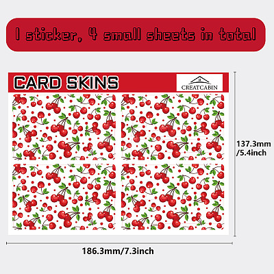 Rectangle PVC Plastic Waterproof Card Stickers DIY-WH0432-106-1