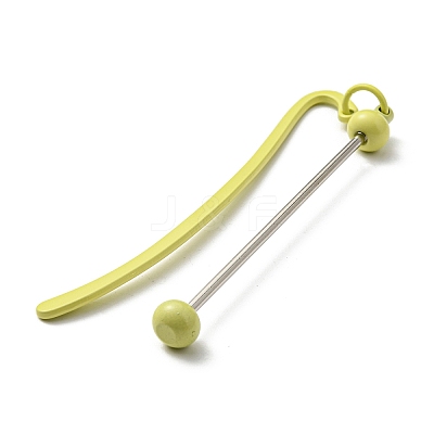 Iron & Alloy Bookmarks with Beadable Bar Pendant AJEW-G055-02D-1