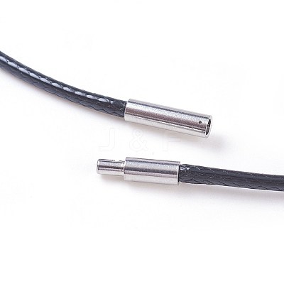 Waxed Polyester Cord Necklace Making LS-MAK-I011-05-A-01-1