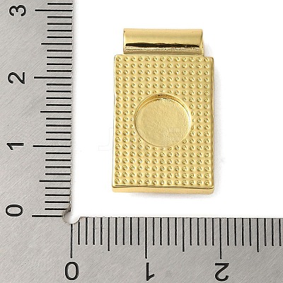 Rack Plating Brass Pave Natural Shell Rectangle Pendants KK-P279-02A-G-1
