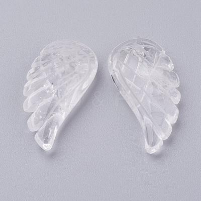 Natural Quartz Crystal Pendants X-G-E435-B-16-1