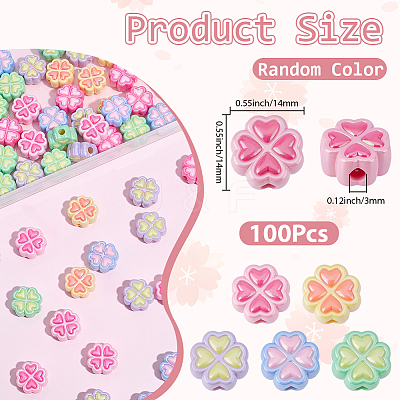 100Pcs Electroplated Opaque Resin Beads RESI-SP0001-59C-1