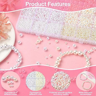 DIY Imitation Pearl Bracelet Making Kit DIY-YW0008-14-1