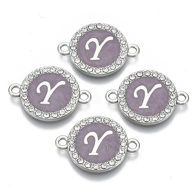 Alloy Enamel Links Connectors ENAM-TAC0003-01S-01Y-1