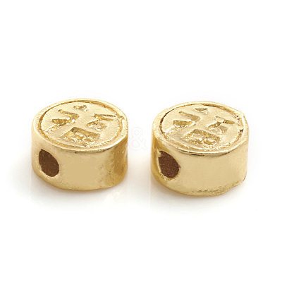 Matte Style Brass Beads KK-L155-16MG-1