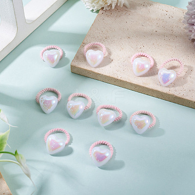 10Pcs Plastic Girls Hair Accessories OHAR-TAC0011-001A-1