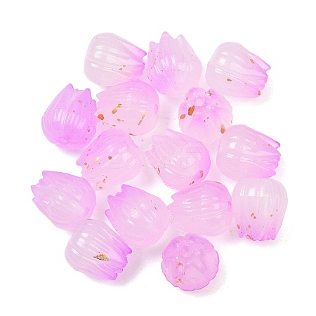 Opaque Acrylic Beads OACR-G054-04D-1