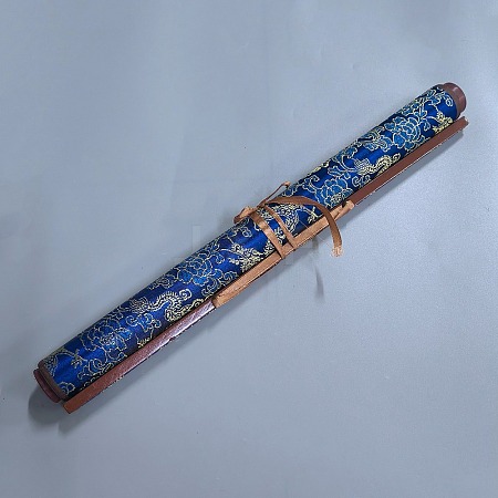 Non-woven Fabric with Plastic with Polyester with Iron Chinese Calligraphy Brush Water Writing Magic Cloth AJEW-WH0609-472B-1