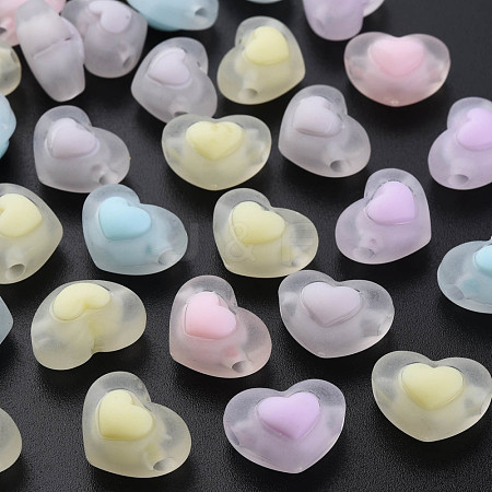 Transparent Acrylic Beads TACR-S152-08C-1