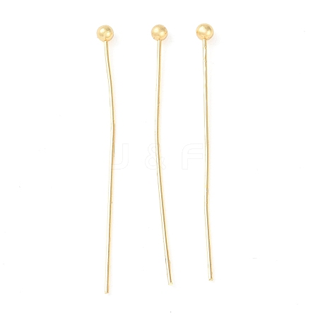 Brass Ball Head Pins KK-N254-49D-G-1