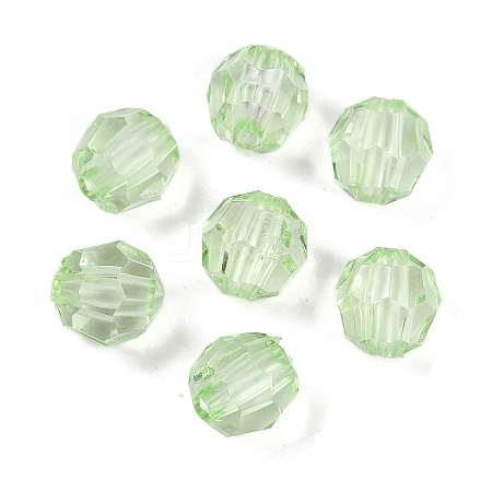 Transparent Acrylic Beads OACR-Q015-02H-1