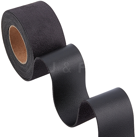 2M PVC Imitation Leather Ribbons SRIB-WH0011-126C-01-1