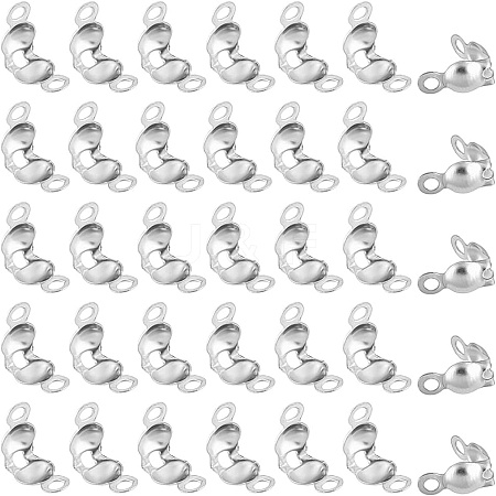 600Pcs 304 Stainless Steel Bead Tips STAS-PH0005-84-1