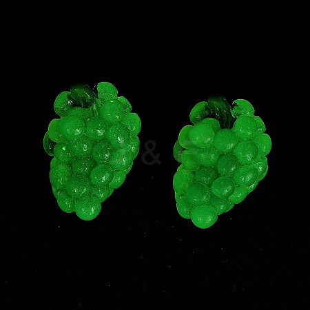 Luminous Resin Cabochons CRES-D277-03A-1