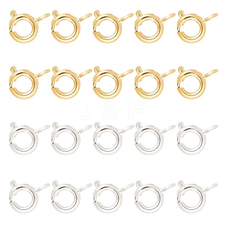 ARRICRAFT Brass Spring Ring Clasps KK-AR0001-04-1