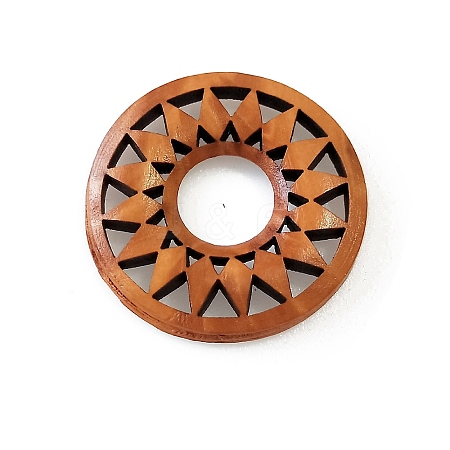 Wood Pendants LS-EJEW-PW0001-03I-1