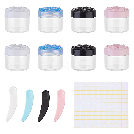 Plastic Facial Mask Stick Cosmetic Spatula Scoop & Bottle DIY-CW0001-28-1