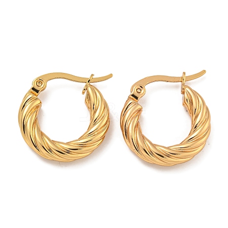 304 Stainless Steel Hoop Earring EJEW-F257-20G-01-1