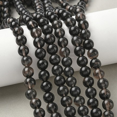 Natural Ice Obsidian Beads Strands X-G-P590-A03-8mm-02-1
