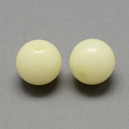 Imitation Jelly Acrylic Beads LS-JACR-R001-8mm-10-1