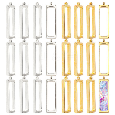48Pcs 2 Colors Alloy Pendants FIND-CA0011-39-1
