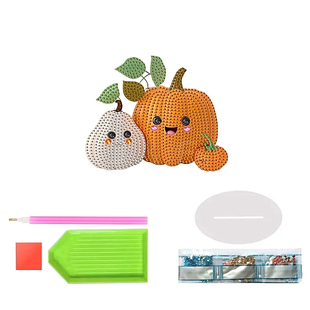 DIY Pumpkin Diamond Painting Kit PW-WG529EF-01-1