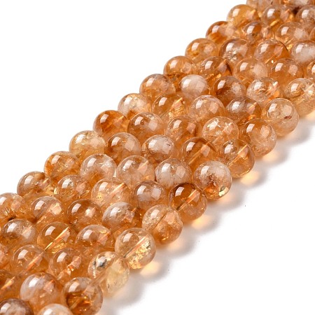 Natural Citrine Bead Strands G-P466-01A-1