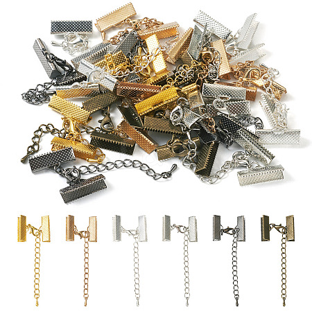 30 Sets 6 Colors Iron Chain Extender IFIN-TA0001-52-1