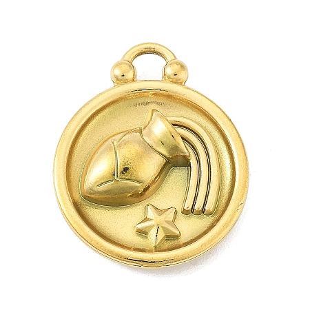 Real 18K Gold Plated Tone 304 Stainless Steel Pendants STAS-K291-01G-11-1