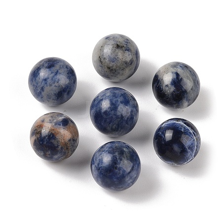 Natural Sodalite No Hole Sphere Beads G-K353-04D-08-1