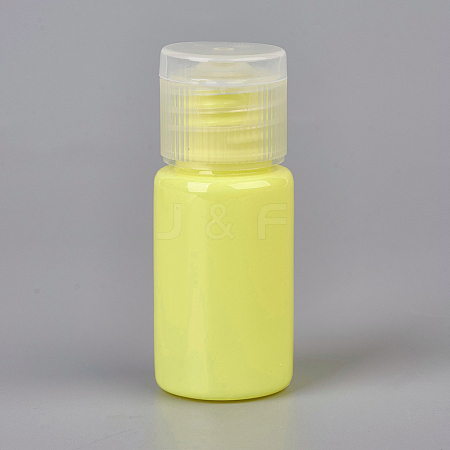 10ml Macaron Color PET Plastic Empty Flip Cap Bottles MRMJ-WH0025-A-04-1