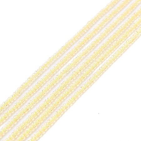 Transparent Glass Beads Strands GLAA-C019-01A-10-1