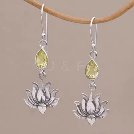 Zinc Alloy Rhinestone Dangle Earrings FS-WGA189A-03-1