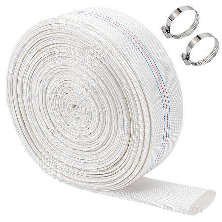 1 Roll PVC & Polyester Garden Water Hose AJEW-BC0011-18A-1