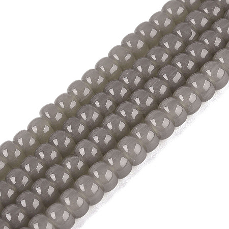 Imitation Jade Glass Beads Strands GLAA-NH0002-A01-B06-1