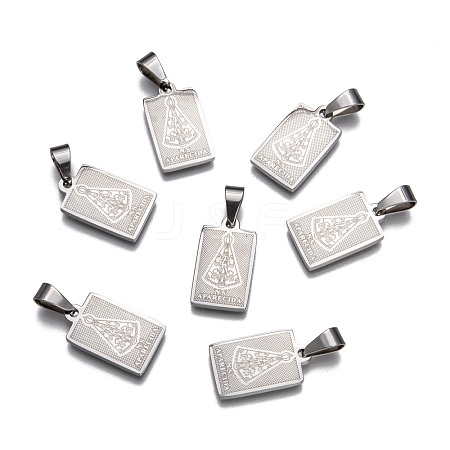 Non-Tarnish 304 Stainless Steel Pendants STAS-M245-22P-1