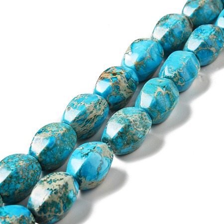 Natural Imperial Jasper Beads Strands G-B032-A01-01-1