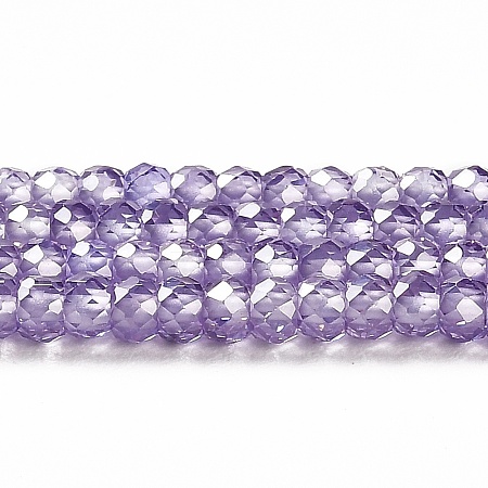 Cubic Zirconia Bead Strands ZIRC-G001-01H-1