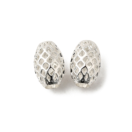 Brass Hollow Beads KK-TAC0002-77S-1