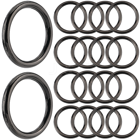 20Pcs Zinc Alloy Closed Jump Rings FIND-SP0002-78-1