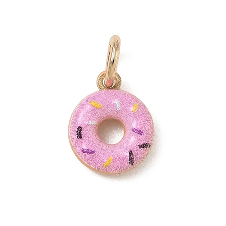 Spray Painted Brass Charms KK-CBAEB58-03A-1