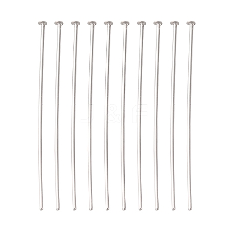 304 Stainless Steel Flat Head Pins STAS-E023-0.6x30mm-1