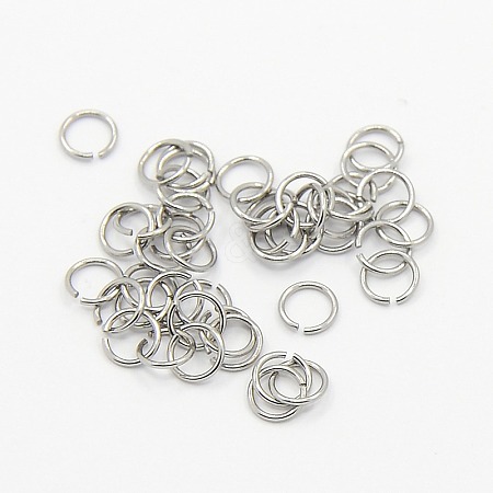 Tarnish Resistant 304 Stainless Steel Jump Rings STAS-M008-04A-1