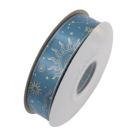 Moon Star Pattern Polyester Ribbons PW-WG36164-05-1